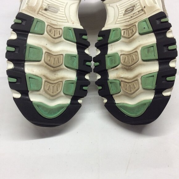 Skechers D-Lites Metallic Lace Up Sneakers Iridescent 10 M Silver Gold 2015 - Picture 7 of 11